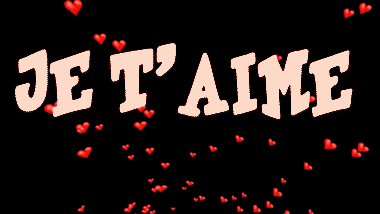 Gif animé je t'aime